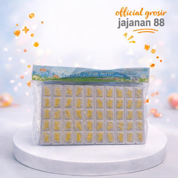Permen rasa Susu Bentuk Hewan Sapi PENGUIN isi 100 pcs