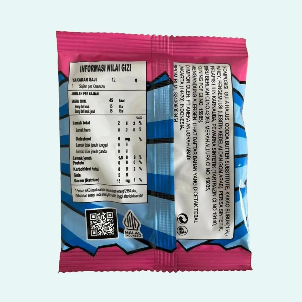 Crispy Choco Cokelat Compound Butiran Isi 20 PCS Berat Bersih 12g Snack Enak