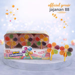Permen lollipop Kipas Mini Windmil Rasa Anggur Jeruk Apel Nanas Stroberi DSM isi 30 pcs