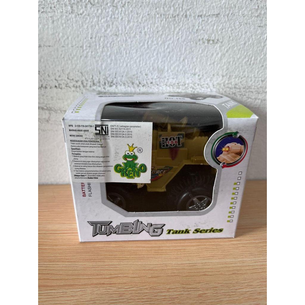 Mainan Anak Tank Series Tumbling 1 PCS Greno (Belum Termasuk Baterai)