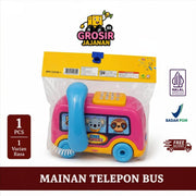Mainan Telfon Anak Anak Bus Phone 1 PCS