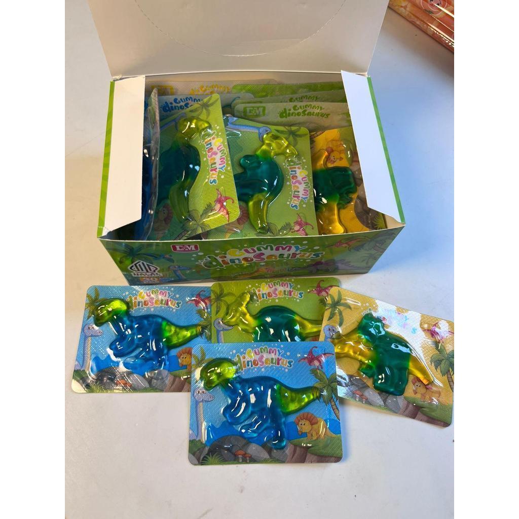 Permen Gummy Dinosaurus Aneka Rasa Buah DSM isi 30 pcs