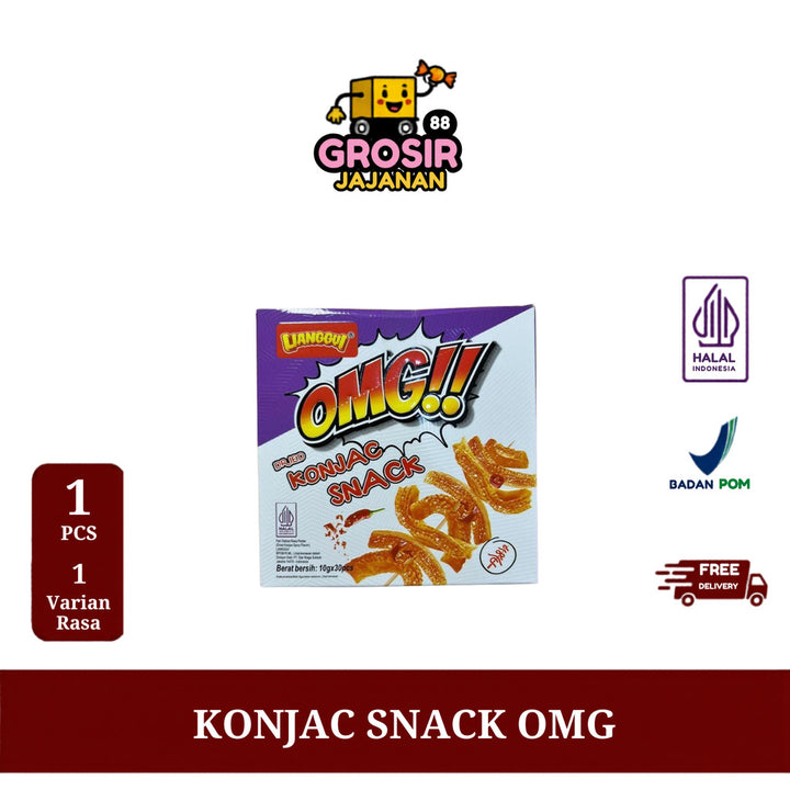 Snack OMG Konjac Pedas Lianggui isi 30 pcs