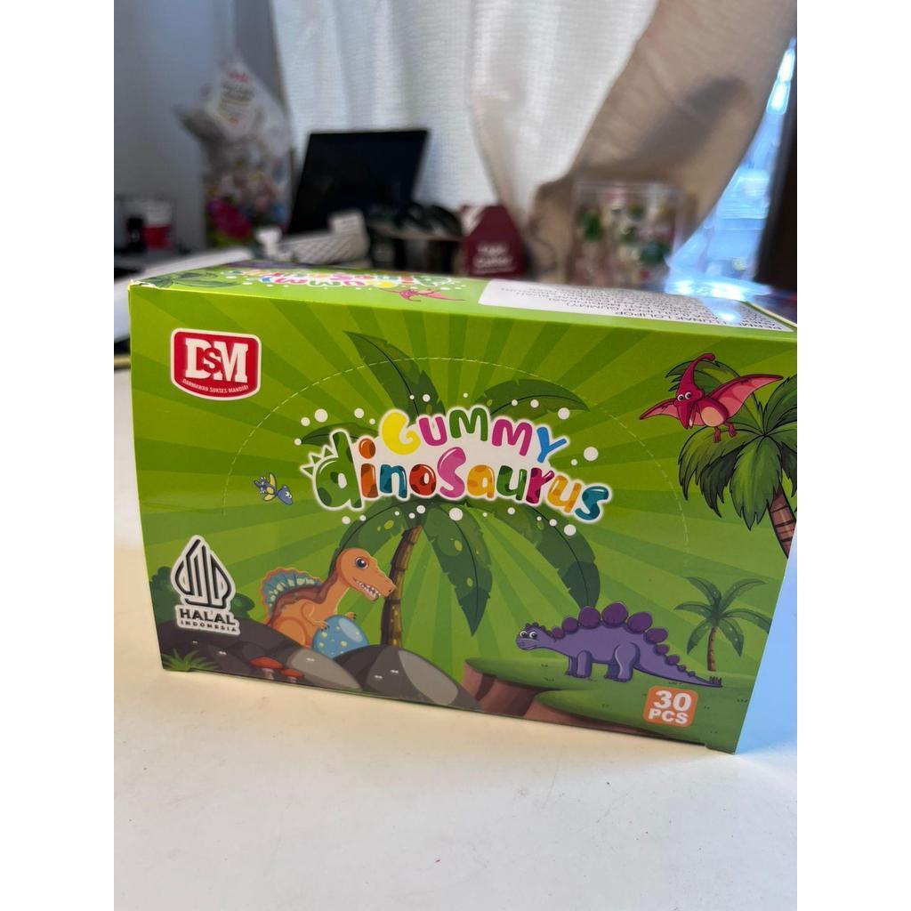 Permen Gummy Dinosaurus Aneka Rasa Buah DSM isi 30 pcs