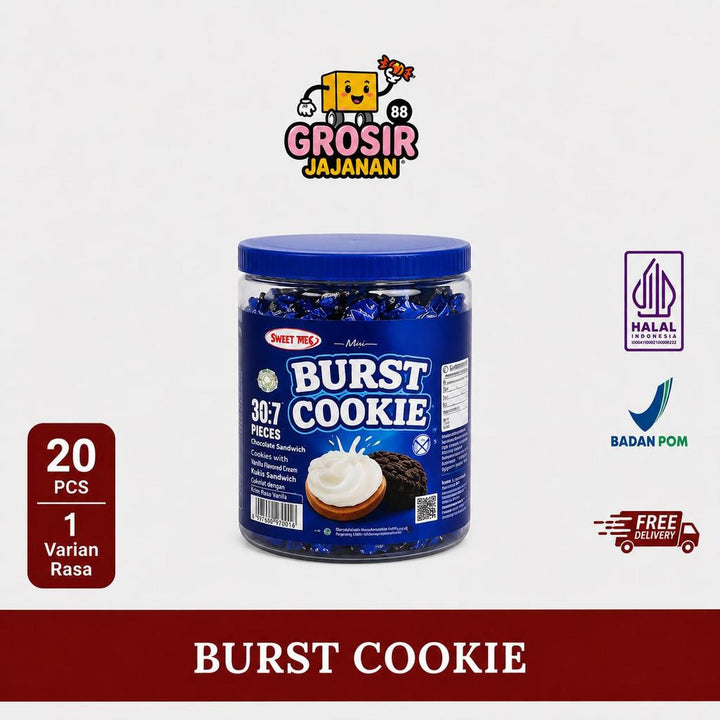 Snack Wafer burst Cookie Sweet me isi 50 pcs