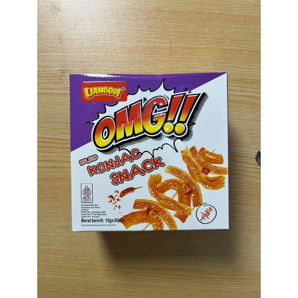 Snack OMG Konjac Pedas Lianggui isi 30 pcs