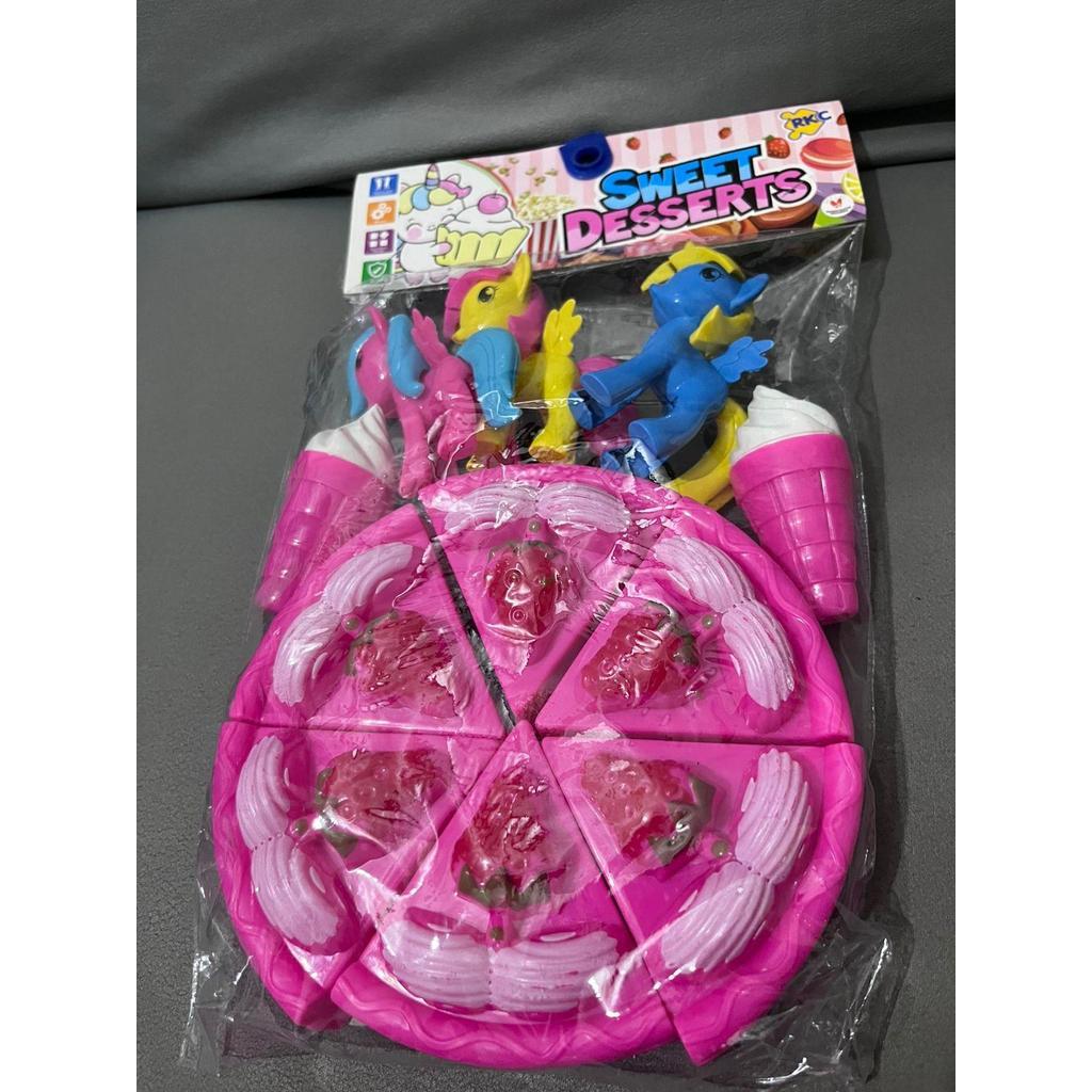 Mainan Sweet Dessert Kue dan Kuda Poni untuk Anak-Anak 1 PCS