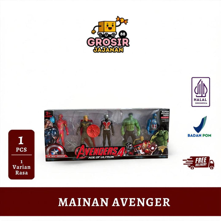 Mainan Tokoh Superhero Figur Avengers