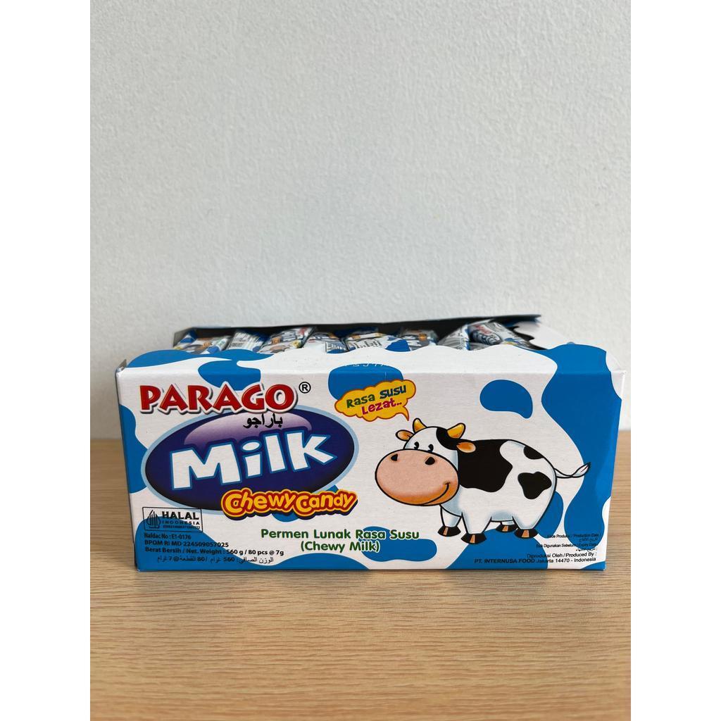 Permen Lunak Milk Chewy Csndy Rasa Susu Parago isi 80 pcs