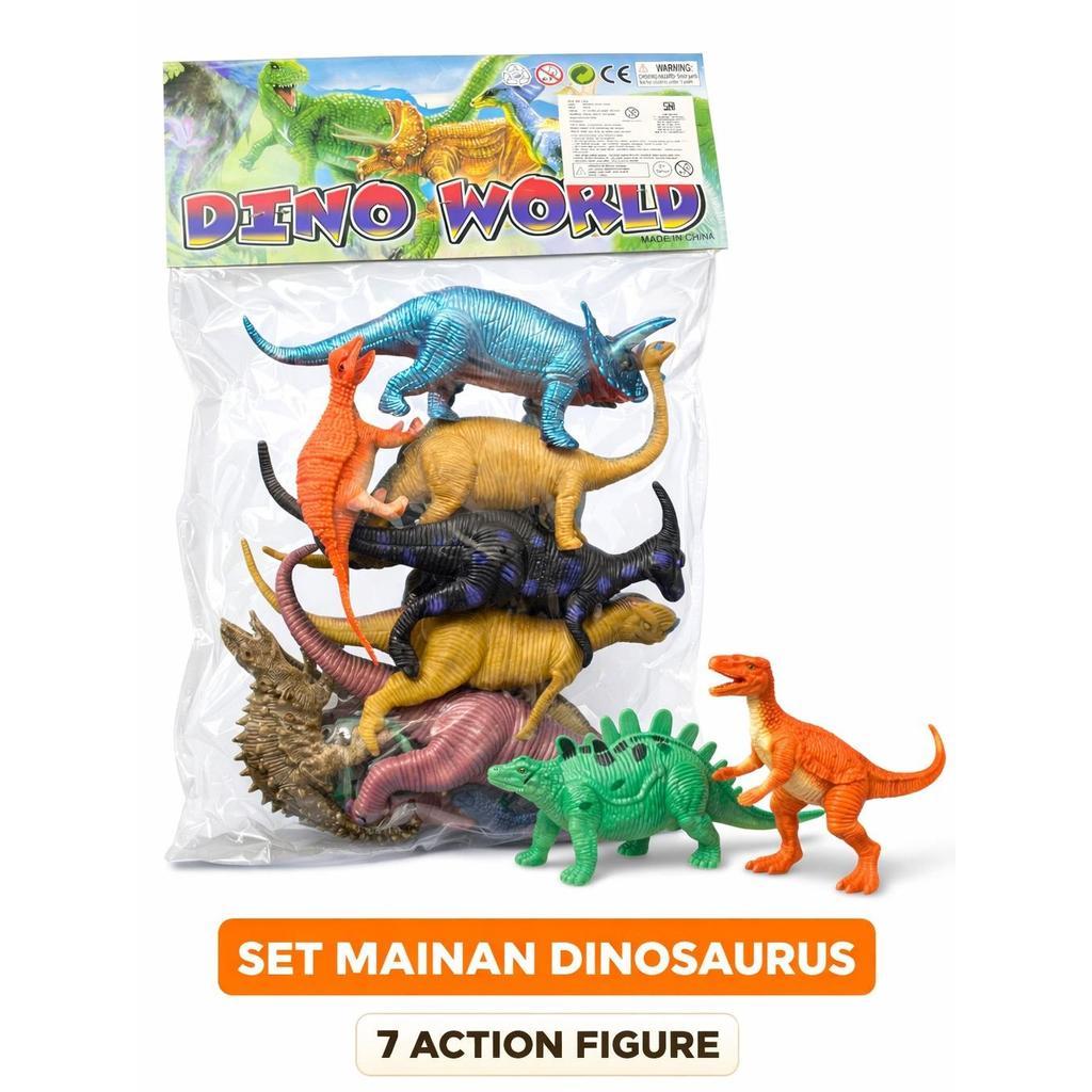 Mainan Dino World Edukasi Anak-Anak Dinosaurus set