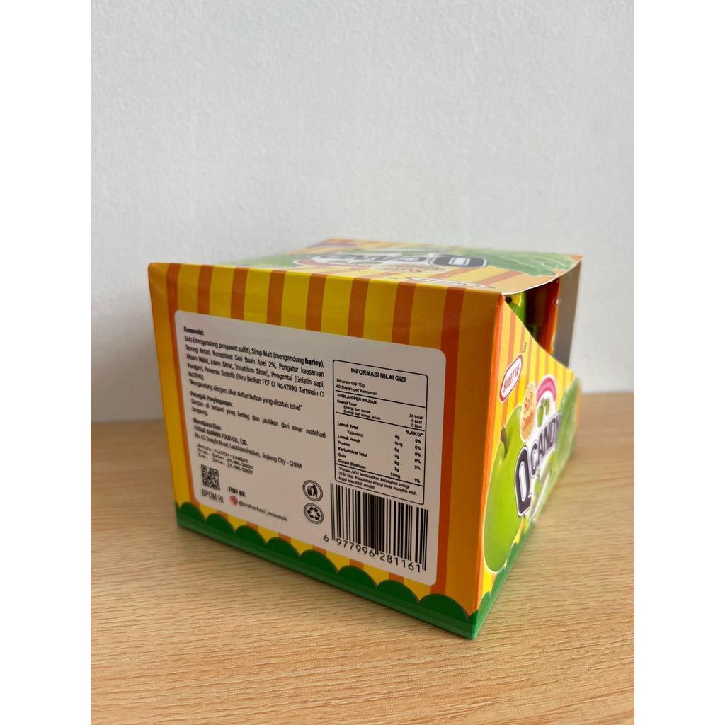 Permen  Lunak Q Candy Rasa Apel Sweet me isi 20 pcs