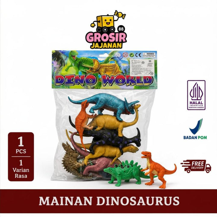 Mainan Dino World Edukasi Anak-Anak Dinosaurus set