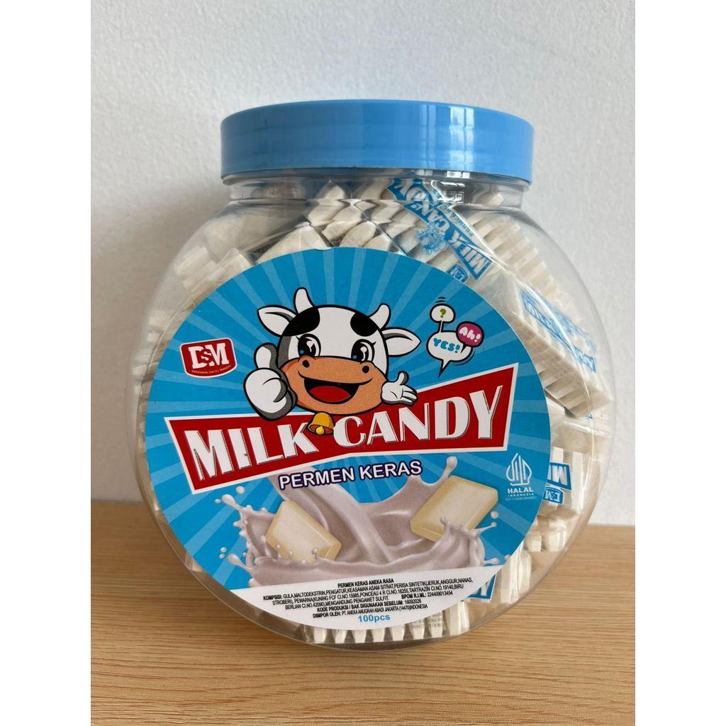 Permen Keras Milk Candy DSM isi 100 pcs