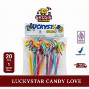 Permen Lolipop Candy Love Luckystar isi 20 pcs