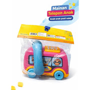 Mainan Telfon Anak Anak Bus Phone 1 PCS