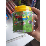 Permen Karet Long Mini Tiga Kambing 1 Toples isi 50 pcs
