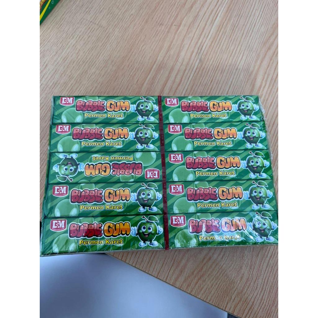 Permen Karet Buble Gumm Rasa Apel Pisang Jeruk Anggur DSM isi 20 pcs