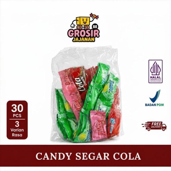 Permen Segar Cola Candy Unifam isi 30 pcs
