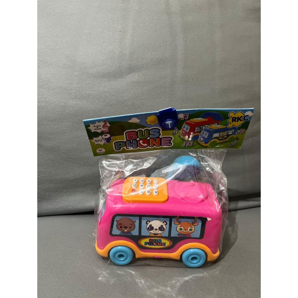 Mainan Telfon Anak Anak Bus Phone 1 PCS