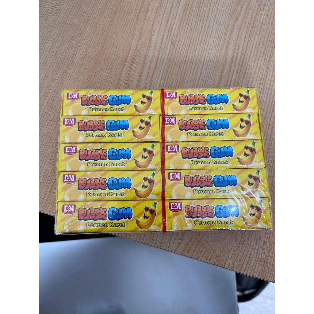 Permen Karet Buble Gumm Rasa Apel Pisang Jeruk Anggur DSM isi 20 pcs