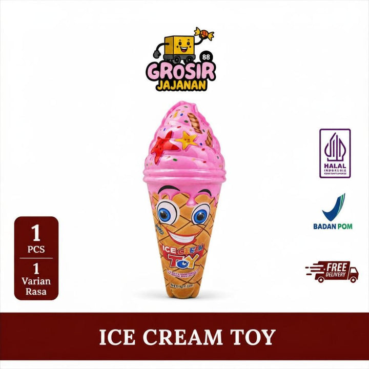 Cokelat Compound Bentuk Telur Ice Cream Toy Surprise DSM