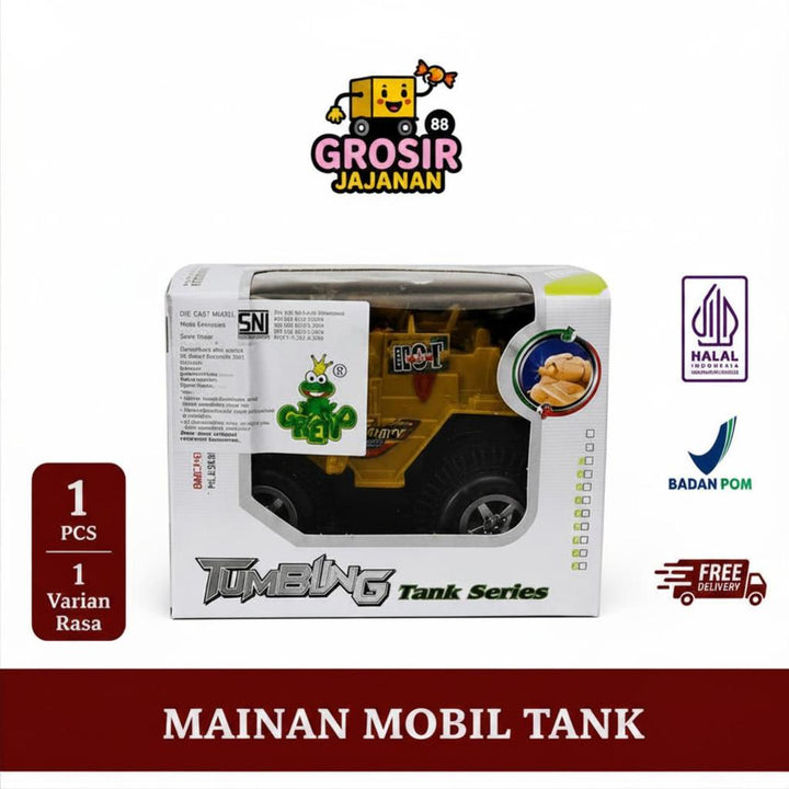 Mainan Anak Tank Series Tumbling 1 PCS Greno (Belum Termasuk Baterai)