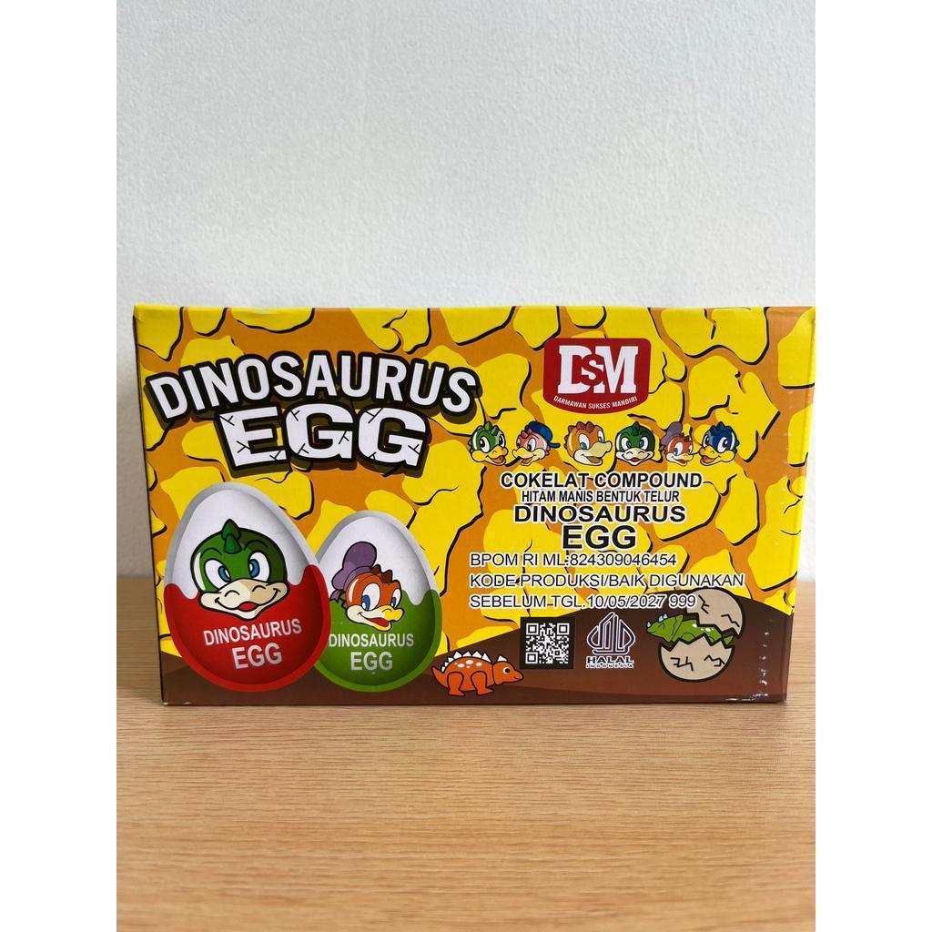 Snack Chocolate Coklat Dinosaurus Egg 1 Box 30pcs