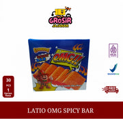 SNACK Latio OMG Spicy Bar Lianggui isi 30 pcs