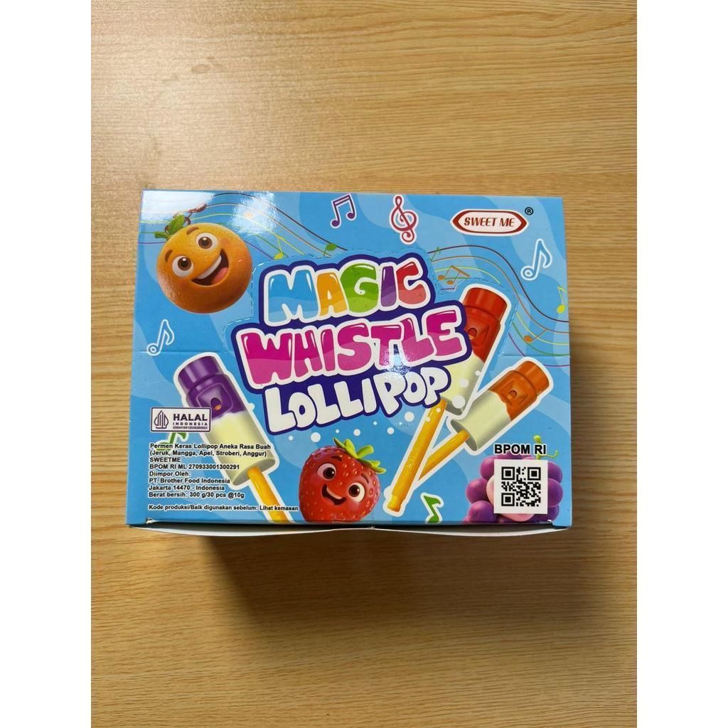 Permen Magic Whistle Lollipop Sweetme isi 30 PCS