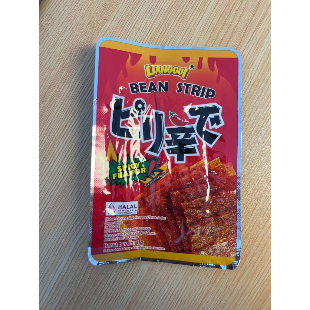 Snack Bean Strip Rasa Pedas Lianggui isi 30 Pcs