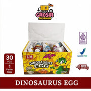 Snack Chocolate Coklat Dinosaurus Egg 1 Box 30pcs