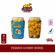 Permen Bebek Mango Gummy Lianggui 1 Toples Isi 30 Pcs