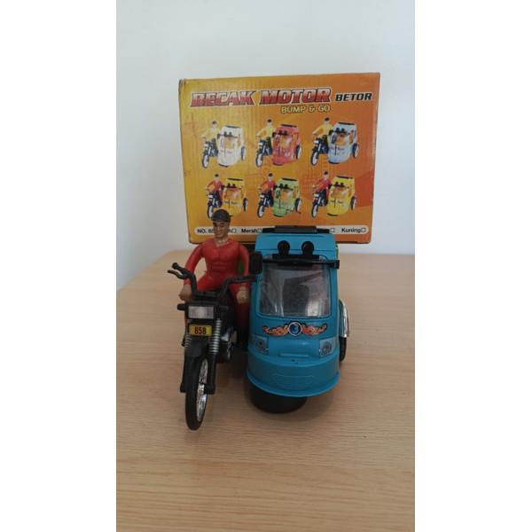 Barang Obral!! Mainan Anak Bentuk Becak Nusantara HKR