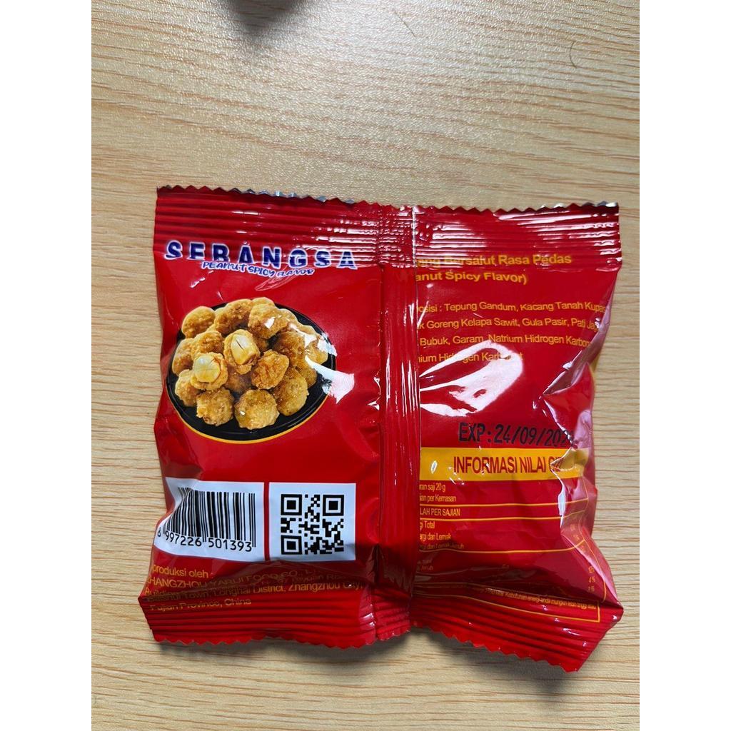 Snack Kacang Rasa Gurih Pedas Sebangsa