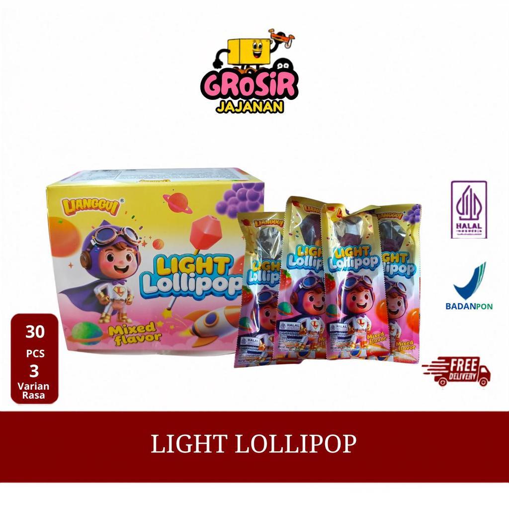 Permen Light Lollipop Lianggu isi 30 pcs
