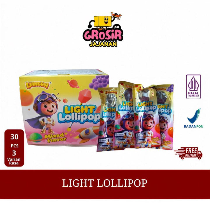 Permen Light Lollipop Lianggu isi 30 pcs