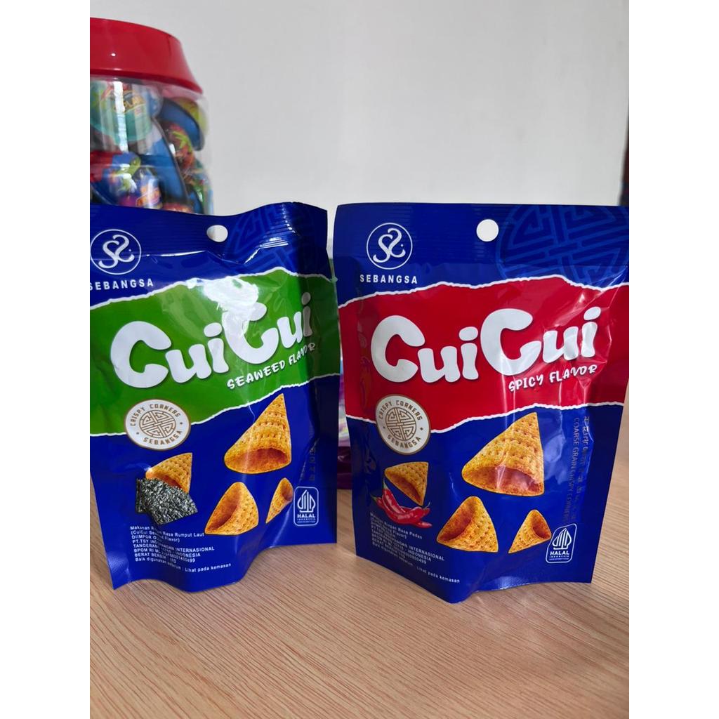 Cui Cui Snack Rasa Rumput Laut Seaweed & Spicy Flavor Sebangsa