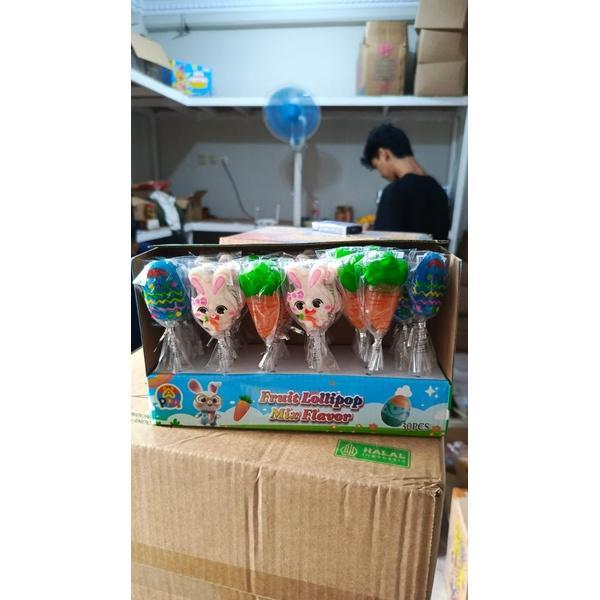 Permen Lollipop Fruit Mix Flavour PPA Isi 30 PCS  Nikmati kelezatan aneka rasa buah dalam setiap gigitan dengan Permen Lollipop Fruit Mix Flavour PPA! Hadir dengan berbagai varian rasa buah yang segar dan manis, permen lolipop ini menjadi camilan favorit