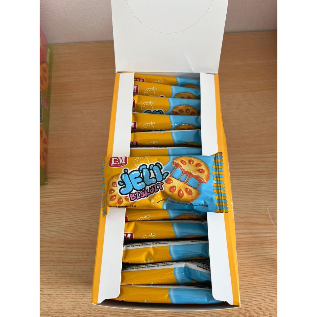 Snack Jeli Biskuit Sereal Bar Rasa Cokelat DSM isi 30 pcs