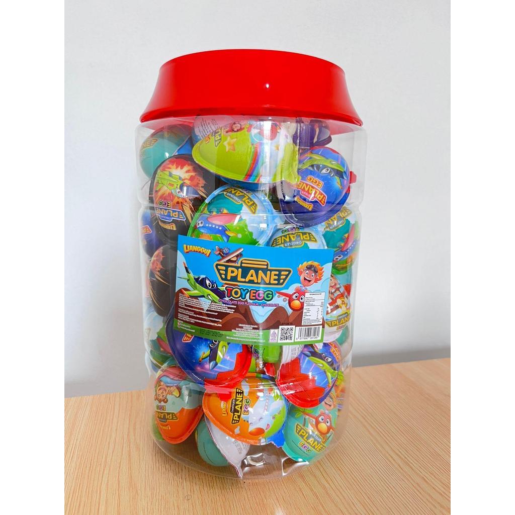 Cokelat Compound Viral Toy Egg Lianggui 60 pcs
