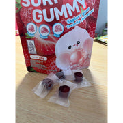 Permen Lunak Gummy Suprise Rasa Anggur Stroberi Mangga Lianggui