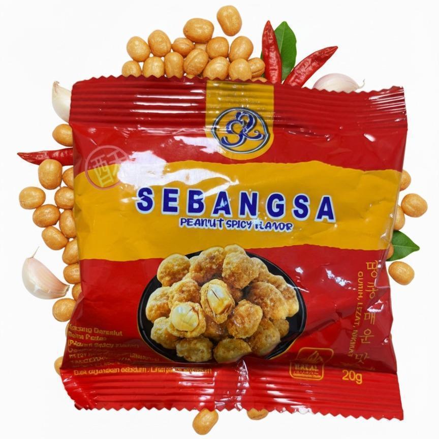Snack Kacang Rasa Gurih Pedas Sebangsa