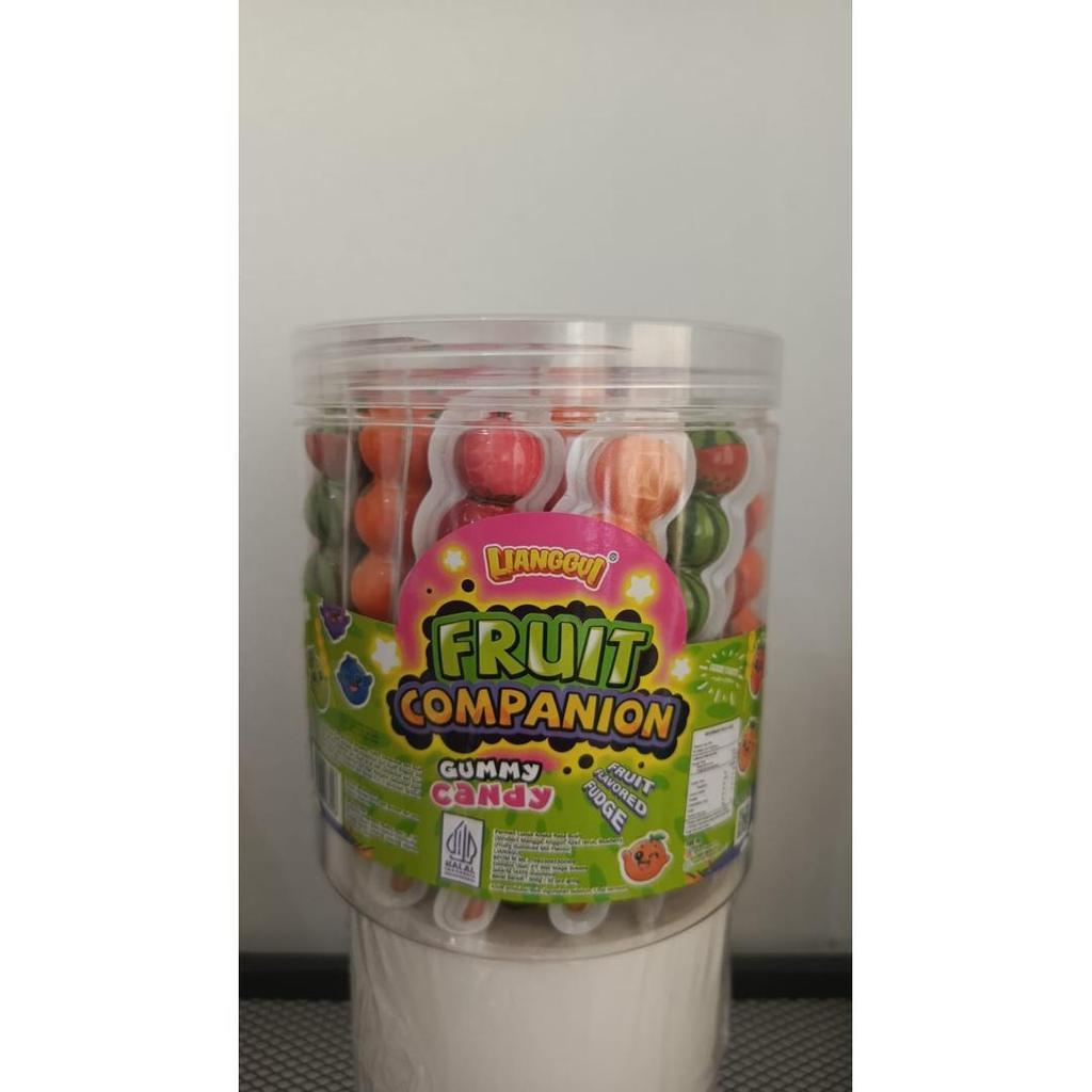 Permen Lunak Gummy Candy Fruit Companion Aneka Rasa Buah isi 30 Pcs