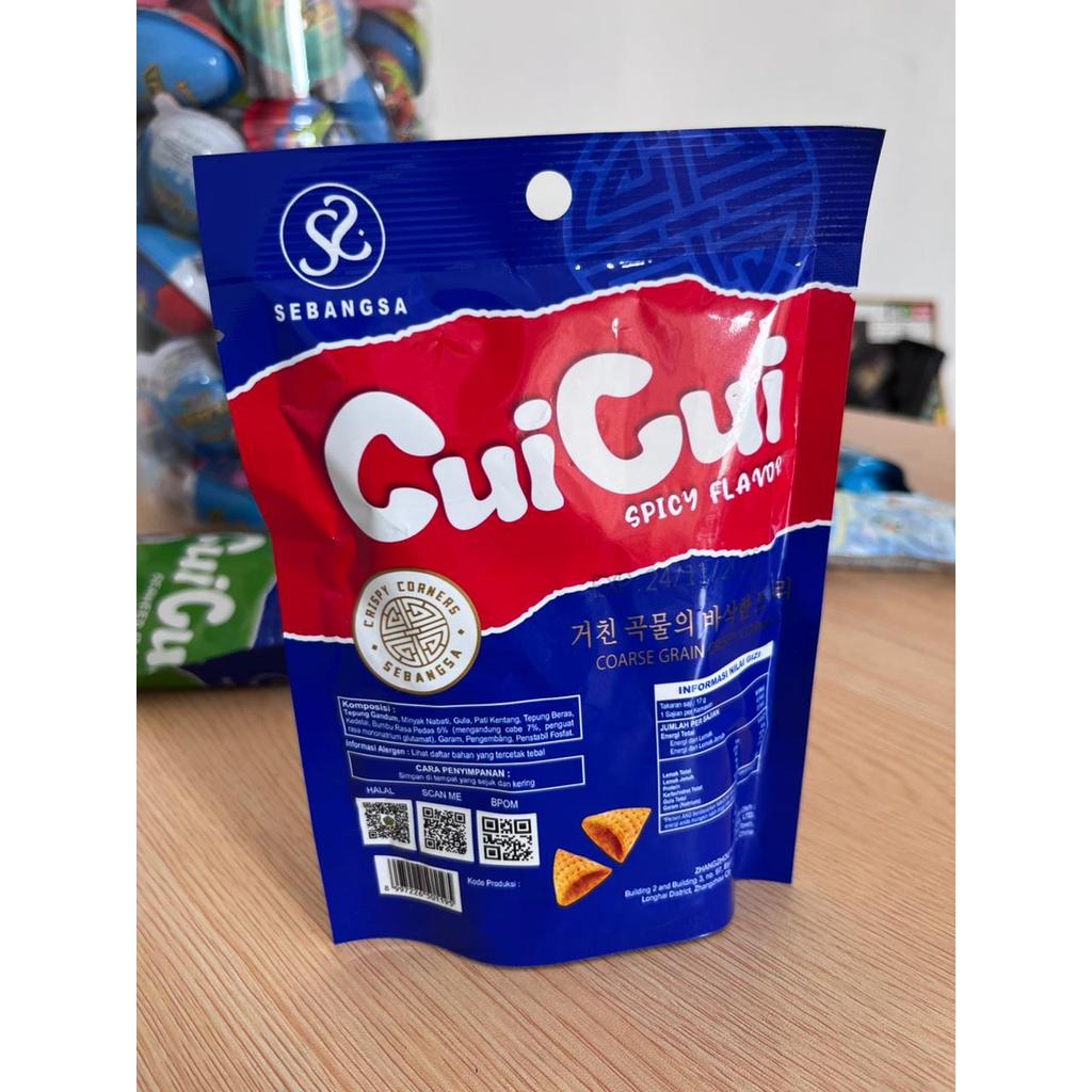 Cui Cui Snack Rasa Rumput Laut Seaweed & Spicy Flavor Sebangsa