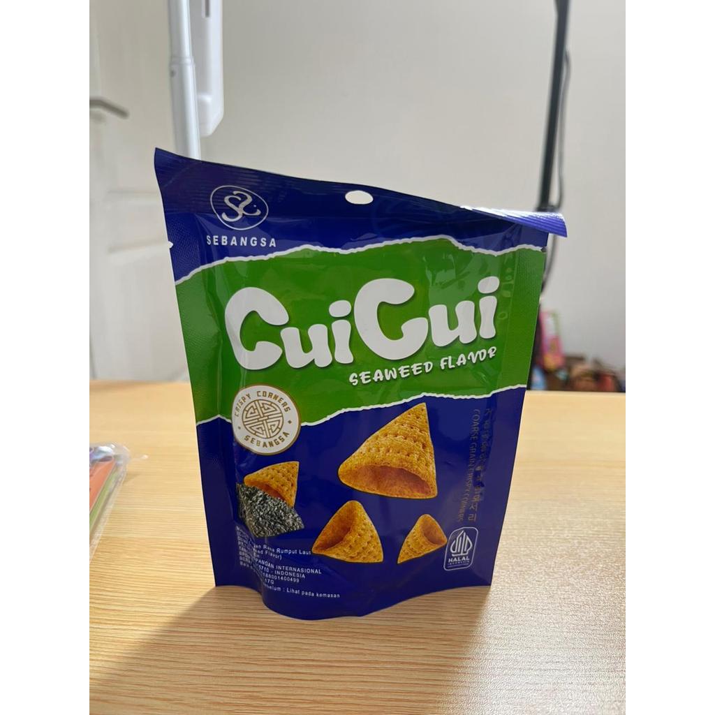 Cui Cui Snack Rasa Rumput Laut Seaweed & Spicy Flavor Sebangsa