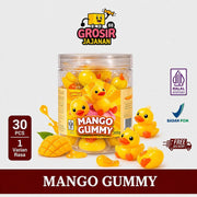 Permen Bebek Mango Gummy Lianggui 1 Toples Isi 30 Pcs