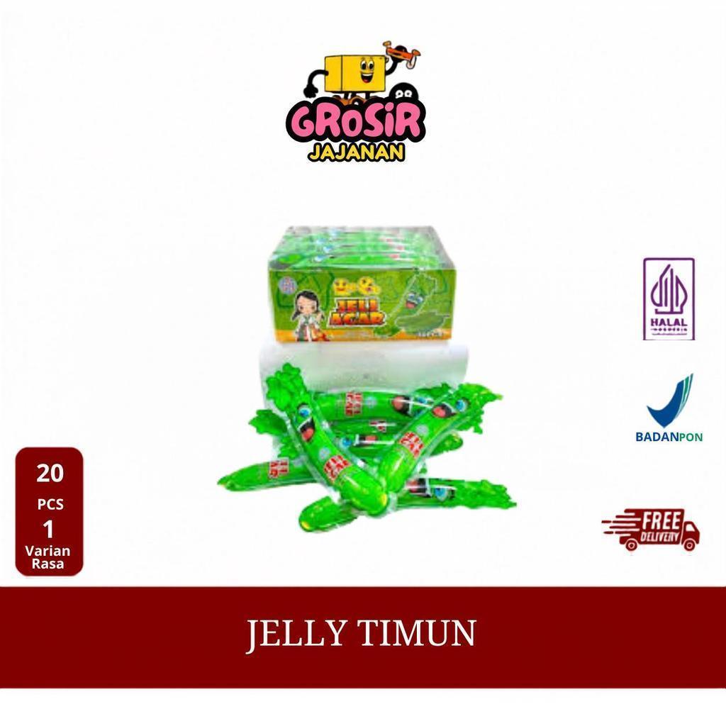 OBRAL!!!Jelly Agar bentuk Timun AAA isi 20 pcs