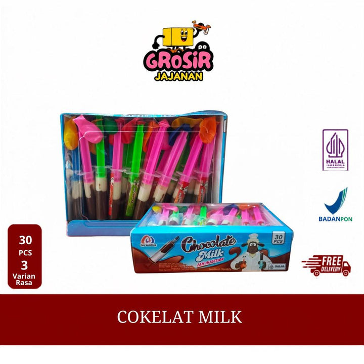 Cokelat Milk Tiga Kambing isi 30 pcs