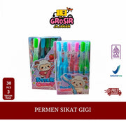 Permen Sikat Gigi Tiga Kambing isi 30 pcs