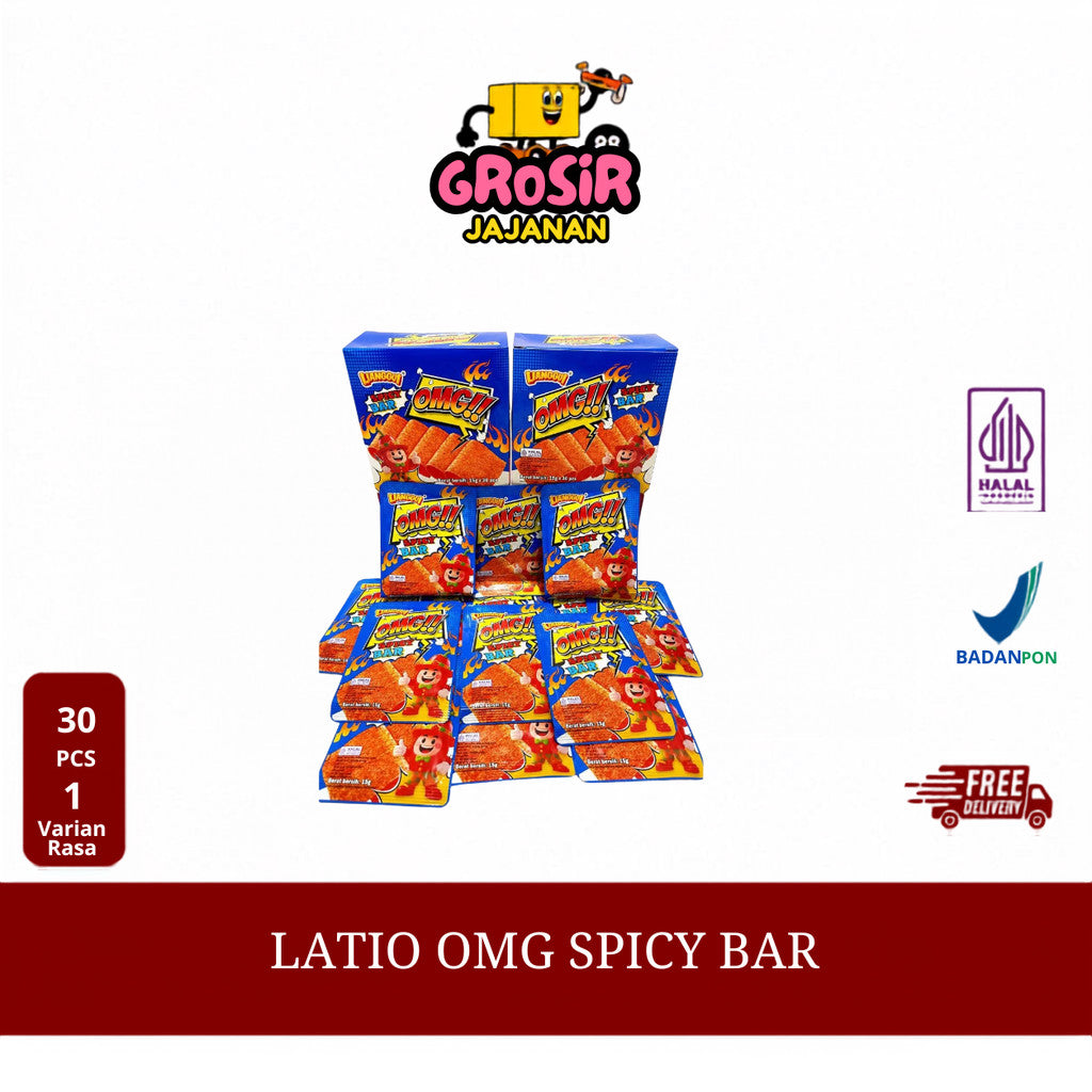 SNACK OMG Spicy Bar Lianggui isi 30 pcs